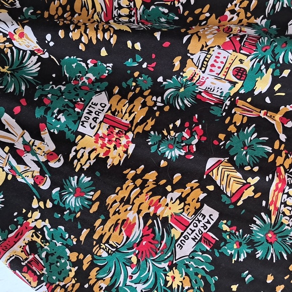 Hell Bunny Monte Carlo Circle Swing Rockabilly Retro Skirt SZ XS - Picture 10 of 14